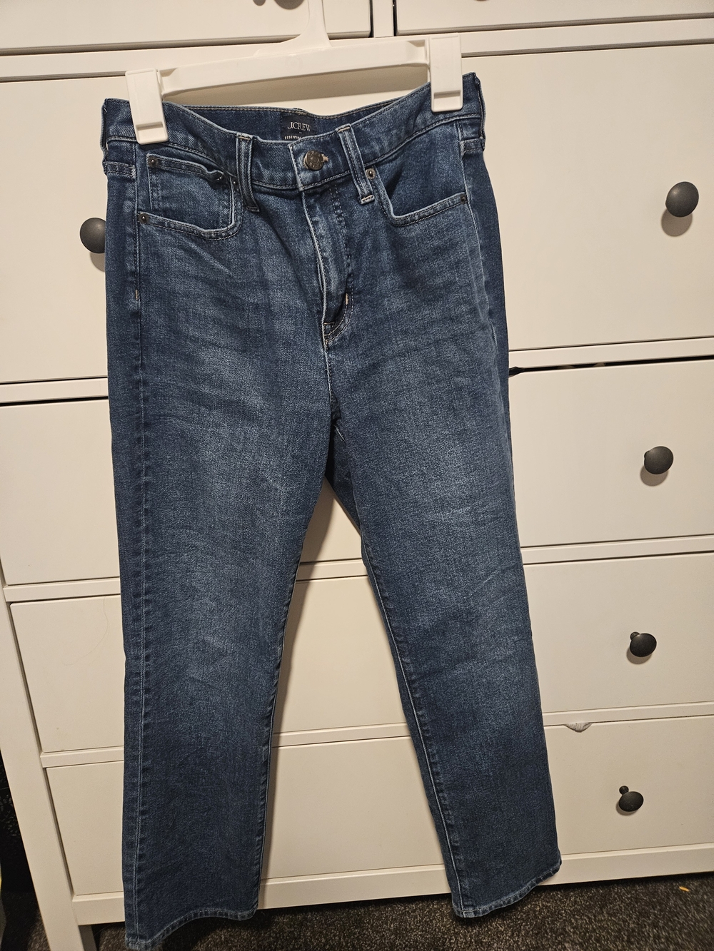 J. Crew Dark Blue Straight Leg Jeans